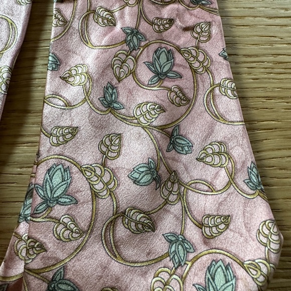 LANVIN Paris Silk Necktie Made in France - Picture 4 of 4